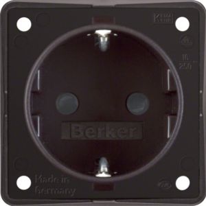 BERKER Integro Flow Gniazdo SCHUKO z podwyższoną ochroną styków brąz 947792501 (947792501)