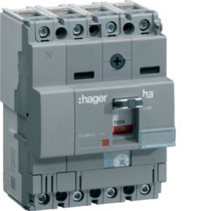 HAGER Wyłącznik mocy x160 4P 40kA 40A HNA041H (HNA041H)