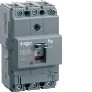 HAGER Wyłącznik mocy x160 3P 40kA 80A HNA080H (HNA080H)