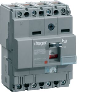 HAGER Wyłącznik mocy x160 4P 40kA 160A HNA161H (HNA161H)