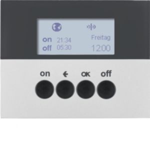 BERKER K.5 KNX RF quicklink łącznik czasowy aluminium lakierowana 85745277 HAGER (85745277)