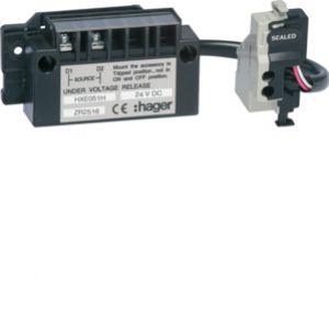 HAGER Wyzwalacz podnapięciowy zwłoczny h800-h1600 3P 24VDC HXE051H (HXE051H)