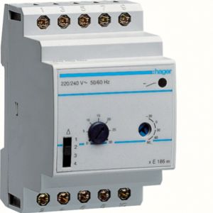 HAGER Termostat wielofunkcyjny modułowy bez czujnika 230V 1P 2A EK186 (EK186)