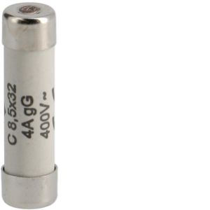 Wkładka bezpiecznikowa cylindryczna C8,5x32mm gG 4A 400VAC L8532C04 HAGER (L8532C04)