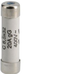 HAGER Wkładka bezpiecznikowa cylindryczna C8,5x32mm gG 20A 400VAC L8532C20 (L8532C20)