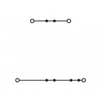 TOPJOBS złączka 2-przewodowa L/L szara (2000-2201)