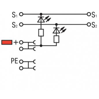 3-przewodowa złączka do elementów wykona (2000-5310/1101-951)