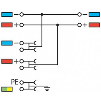4-przewodowa złączka zasilająca do czujn (2000-5477)