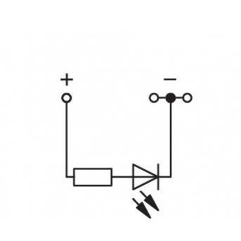 3-przewodowa złączka z LED (2001-1321/1000-434)
