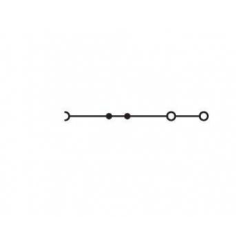 2-przewodowa złączka do przewodu wyrówna (2002-7211)