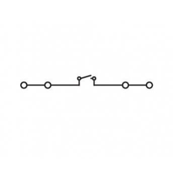 złączka rozłączalna 4-przewodowa szara (280-874)