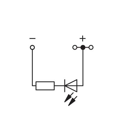 złączka diodowa 3-przewodowa 1,5 mm2 (279-674/281-413)