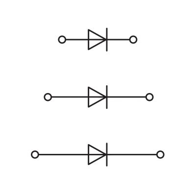 trzypiętrowa złączka diodowa 2,5 mm2 szara (870-596/281-674)