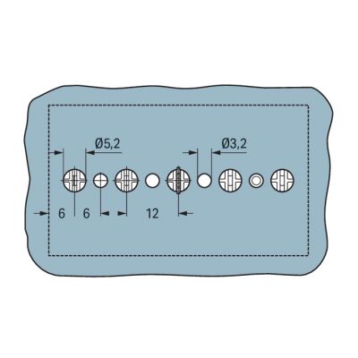 Blok zasilający 2-biegunowy czarny 862-532 /500szt./ WAGO (862-532)