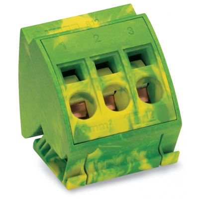 Blok potencjalowy PE 16mm2 zolto-zielony 812-110 /12szt./ WAGO (812-110)
