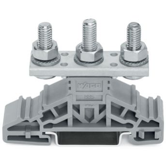 Złączka 3-sworzniowa M6 szara 885-306 /25szt./ WAGO (885-306)