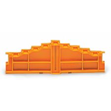 Ścianka końcowa 4-piętrowa pomarańczowa 727-217 /25szt./ WAGO (727-217)