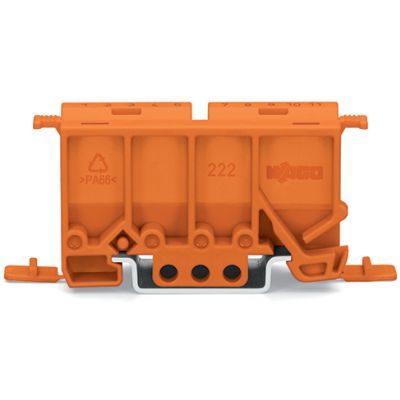 Adapter montażowy pomarańczowy DIN 35mm 222-500 /10szt./ WAGO (222-500)