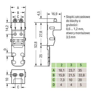 ADAPTER MONTAŻOWY (221-523)