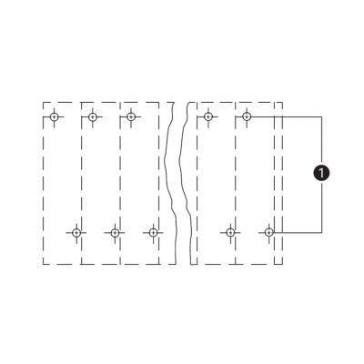 2-piętrowa złączka do płytek drukowanych (736-415)