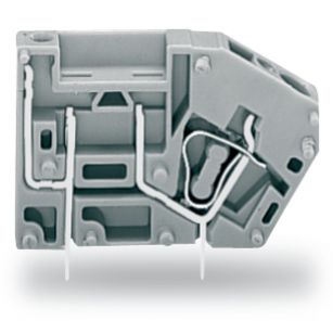 Złączka do płytek drukowanych bezpiecznikowa szara raster 5mm 742-111 /300szt./ WAGO (742-111)