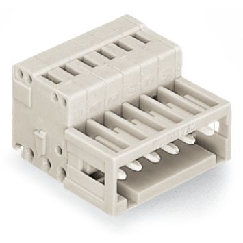 MCS-MINI Classic wtyk 2-biegunowy jasnoszary raster 3,5 mm (734-302)