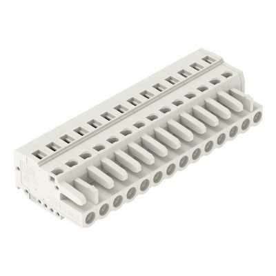 Gniazdo MCS-MIDI Classic 14-biegunowe jasnoszare raster 5mm 721-114/026-000 /25szt./ WAGO (721-114/026-000)