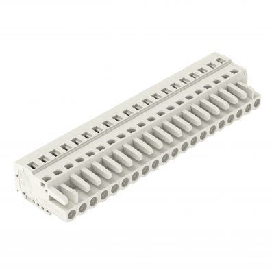 Gniazdo MCS-MIDI Classic 20-biegunowe jasnoszare raster 5mm 721-120/026-000 /10szt./ WAGO (721-120/026-000)