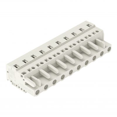 Gniazdo MCS-MIDI Classic 10-biegunowe jasnoszare raster 7,5mm 721-210/026-000 /25szt./ WAGO (721-210/026-000)