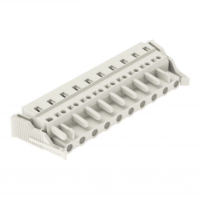 Gniazdo MCS-MIDI Classic 10-biegunowe jasnoszare raster 7,5mm 721-210/037-000 /25szt./ WAGO (721-210/037-000)