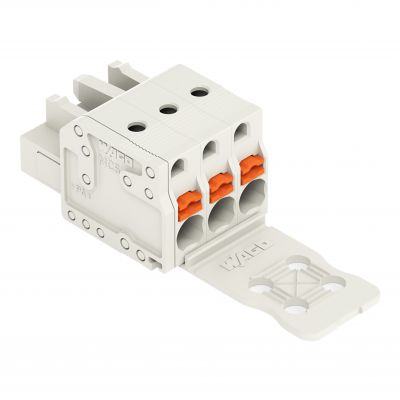 Gniazdo MCS-MIDI 3-biegunowy jasnoszare raster 5mm 2721-103/026-000/133-000 /100szt./ WAGO (2721-103/026-000/133-000)