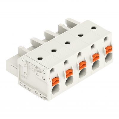 Gniazdo MCS-MIDI 5-biegunowy jasnoszare raster 7,5mm 2721-205/026-000 /50szt./ WAGO (2721-205/026-000)