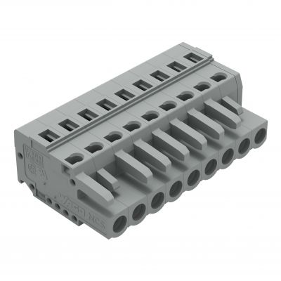 Gniazdo MCS-MIDI Classic 9-biegunowe szare raster 5mm 231-109/026-000 /50szt./ WAGO (231-109/026-000)