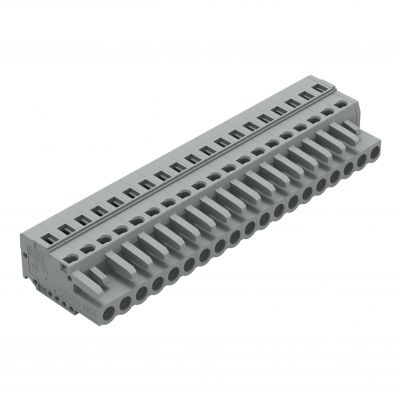 Gniazdo MCS-MIDI Classic 19-biegunowe szare raster 5mm 231-119/026-000 /10szt./ WAGO (231-119/026-000)