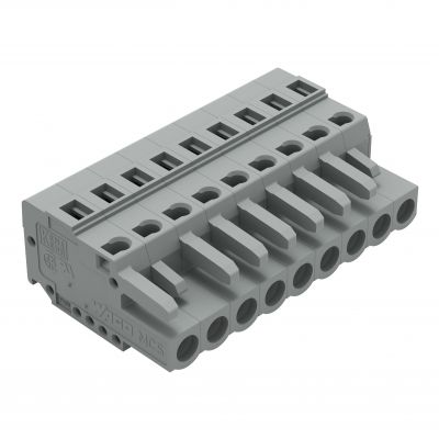 Gniazdo MCS-MIDI Classic 9-biegunowe szare raster 5mm 231-109/102-000 /50szt./ WAGO (231-109/102-000)