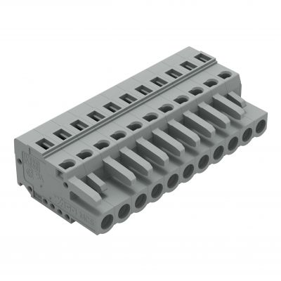 Gniazdo MCS-MIDI Classic 11-biegunowe szare raster 5mm 231-111/102-000 /25szt./ WAGO (231-111/102-000)