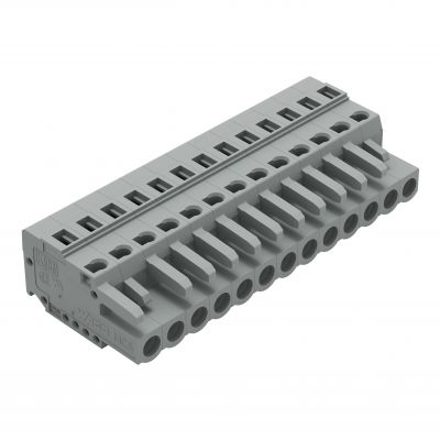 Gniazdo MCS-MIDI Classic 13-biegunowe szare raster 5mm 231-113/102-000 /25szt./ WAGO (231-113/102-000)