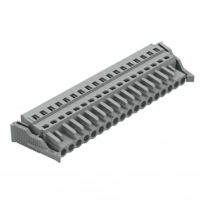 Gniazdo MCS-MIDI Classic 18-biegunowe szare raster 5mm 231-118/037-000 /10szt./ WAGO (231-118/037-000)