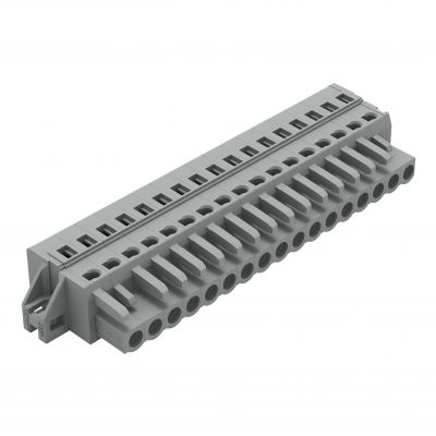 Gniazdo MCS-MIDI Classic 17-biegunowe szare raster 5mm 231-117/031-000 /10szt./ WAGO (231-117/031-000)