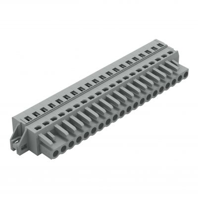 Gniazdo MCS-MIDI Classic 20-biegunowe szare raster 5mm 231-120/031-000 /10szt./ WAGO (231-120/031-000)