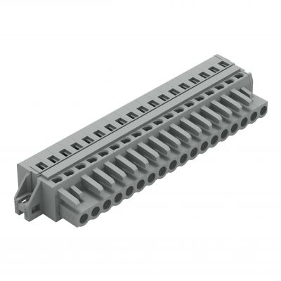 Gniazdo MCS-MIDI Classic 18-biegunowe szare raster 5mm 231-118/027-000 /10szt./ WAGO (231-118/027-000)