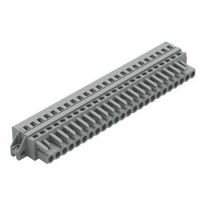 Gniazdo MCS-MIDI Classic 24-biegunowe szare raster 5mm 231-124/027-000 /10szt./ WAGO (231-124/027-000)