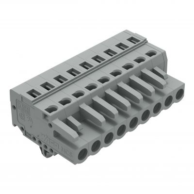 Gniazdo MCS-MIDI Classic 9-biegunowe szare raster 5mm 231-109/008-000 /50szt./ WAGO (231-109/008-000)