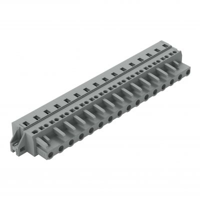 Gniazdo MCS-MIDI Classic 6-biegunowe szare raster 7,5mm 231-206/031-000 /25szt./ WAGO (231-206/031-000)