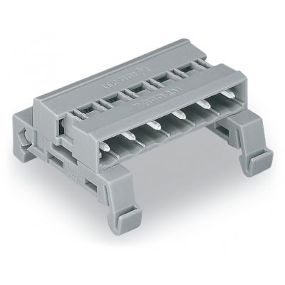 Wtyk MCS-MIDI Classic dwustronny 4-biegunowy szary raster 7,5mm 232-564/007-000 /25szt./ WAGO (232-564/007-000)