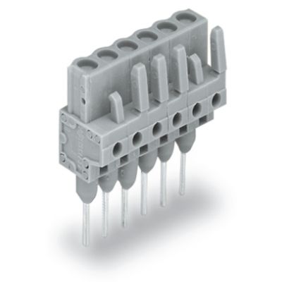 Gniazdo MCS-MIDI Classic 4-biegunowe szare raster 5mm 232-134/005-000 /100szt./ WAGO (232-134/005-000)