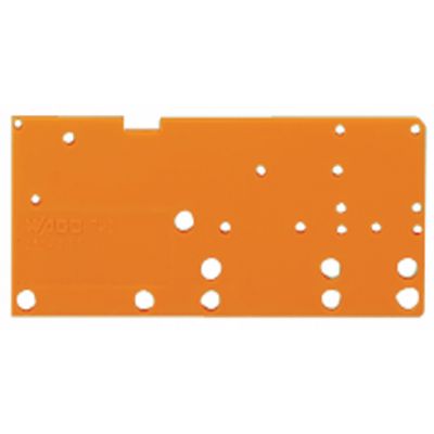 Ścianka końcowa pomarańczowa 742-651 /100szt./ WAGO (742-651)
