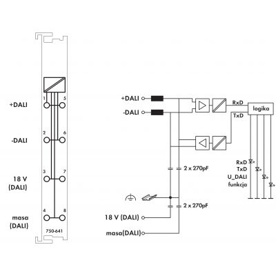 Moduł mastera DALI/DSI 750-641 WAGO (750-641)