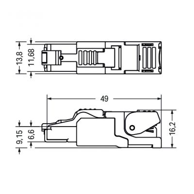 wtyk ETHERNET (750-977/000-011)