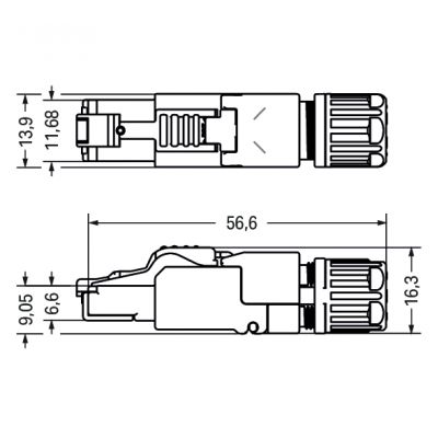 wtyk ETHERNET (750-978/000-021)